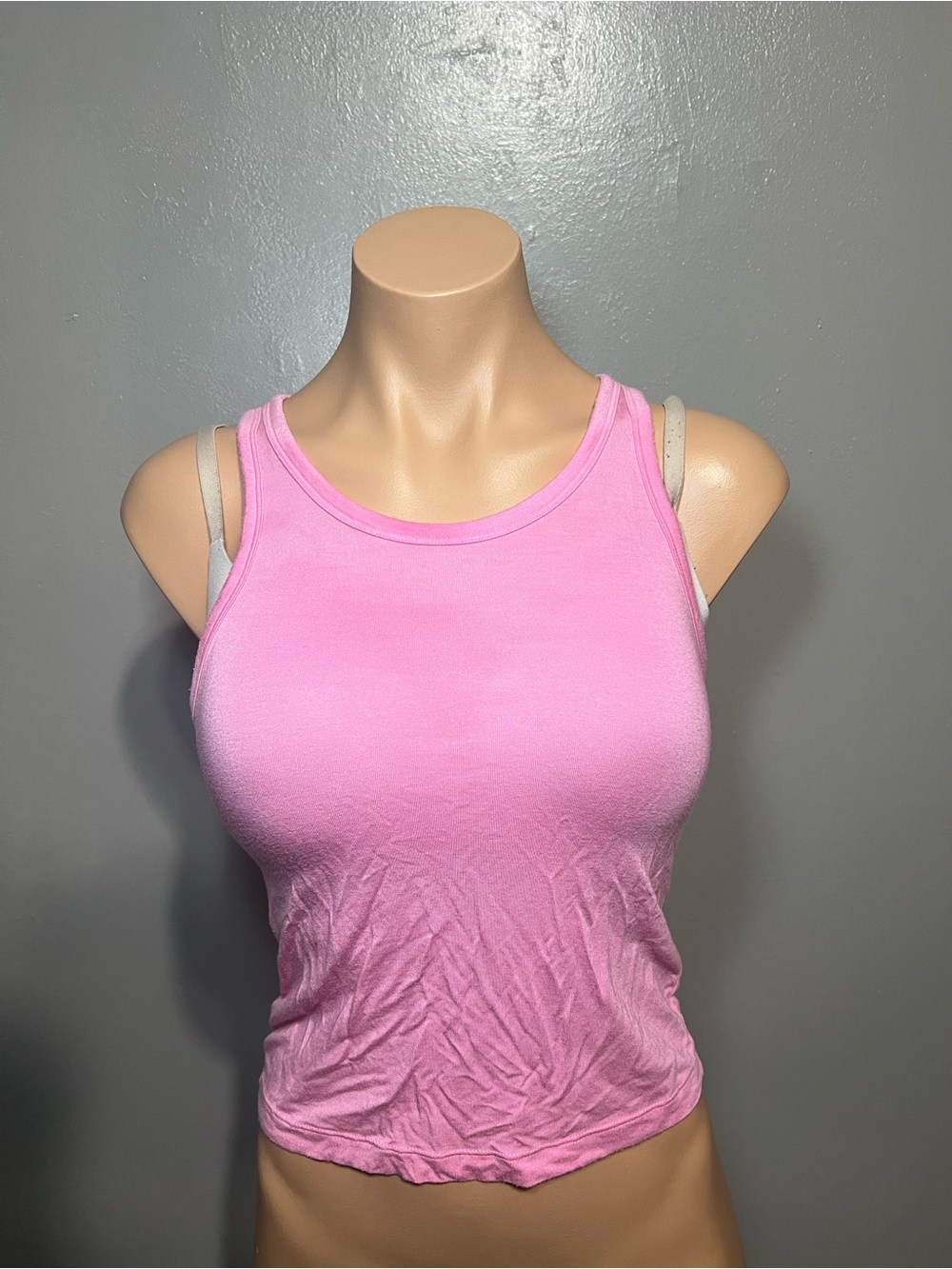 Victoria's Secret PINK High Neck Sleeveless Sleepwear Tank Top Pink Size Small